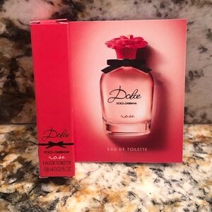 Dolce & Gabbana D&G Rose Sample Vial Spray Card
